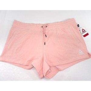 Women's Reebok Pink Cotton/Poly. Shorts XXXL NWT